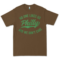 Cacao philly no one likes us and we don't care green text tank top Premium Tee - ArtMosaic