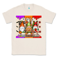 Natural Happy Hallothanksmas gnomes Classic Tee - texasbilliewilder
