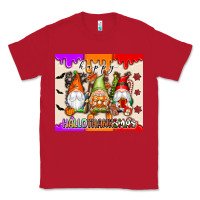 Red Happy Hallothanksmas gnomes Classic Tee - texasbilliewilder