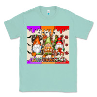 Seafoam Happy Hallothanksmas gnomes Classic Tee - texasbilliewilder