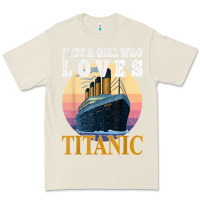 Bone ship just a girl who loves titanic boat titanic girls woman t shirt Premium Tee - ArtMosaic
