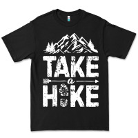 Black take hike Premium Tee - ArtMosaic