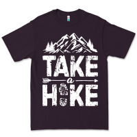 Plum take hike Premium Tee - ArtMosaic