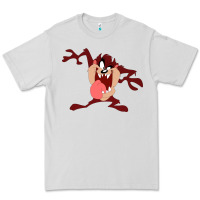 Dove Grey tasmanian devil cartoon character Premium Tee - ArtMosaic