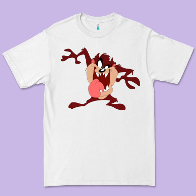 Tasmanian Devil Cartoon Character Premium Tee Designed By Artmosaic