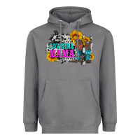 Storm cowgirl mama with boots and sunflowers and cowhide Heavyweight Hoodie - Artiststas