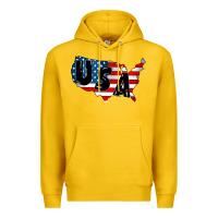 Lemon Usa Premium Hoodie - CowhideDigitalArt