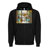 Black Western Blessed Mom Baby Calf Zipper Hoodie - LillyAllenDesigns