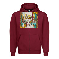 Burgundy Western Blessed Mom Baby Calf Zipper Hoodie - LillyAllenDesigns