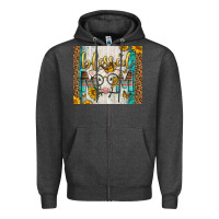 Charcoal Heather Western Blessed Mom Baby Calf Zipper Hoodie - LillyAllenDesigns