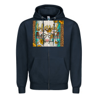 Navy Western Blessed Mom Baby Calf Zipper Hoodie - LillyAllenDesigns
