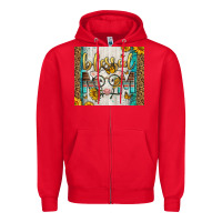 Red Western Blessed Mom Baby Calf Zipper Hoodie - LillyAllenDesigns
