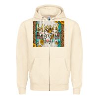 Western Blessed Mom Baby Calf Zipper Hoodie | Teevron