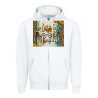 White Western Blessed Mom Baby Calf Zipper Hoodie - LillyAllenDesigns