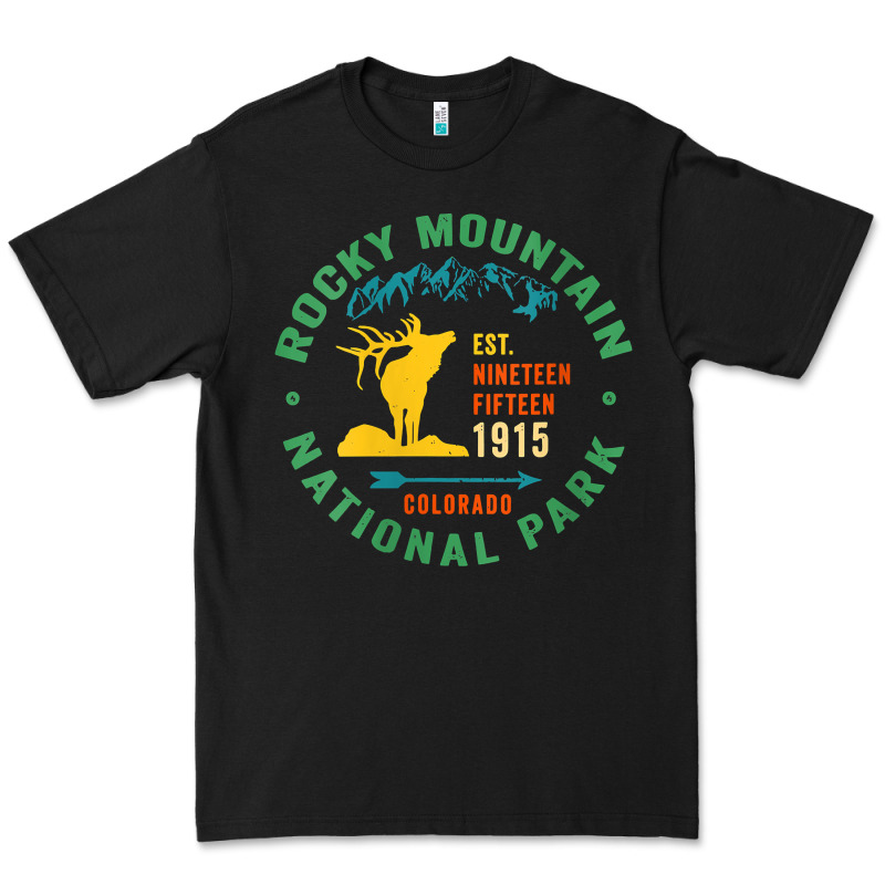 Womens Rocky Mountain National Park Hiking Travel Souvenir Novelty V N Premium Tee by trangStudio | Teevron