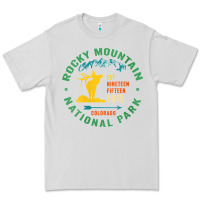 Dove Grey womens rocky mountain national park hiking travel souvenir novelty v n Premium Tee - trangStudio