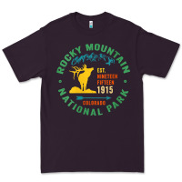 Plum womens rocky mountain national park hiking travel souvenir novelty v n Premium Tee - trangStudio