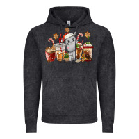 Vintage Black hippopotamus coffee cups christmas Vintage Hoodie - CowGirlArtShop