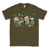 Army Green indian headdress coffee cups Classic Tee - Jasminsmagicworld