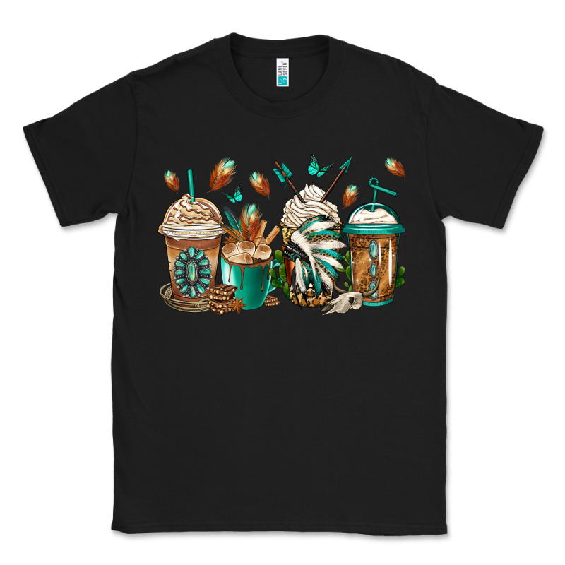 Indian Headdress Coffee Cups Classic Tee by Jasminsmagicworld | Teevron