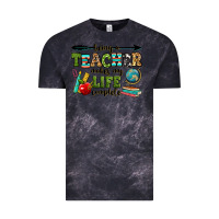 Cloud Black being a teacher makes my life complete Vintage Tee - RanaPortraitStore