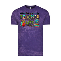 Cloud Purple being a teacher makes my life complete Vintage Tee - RanaPortraitStore