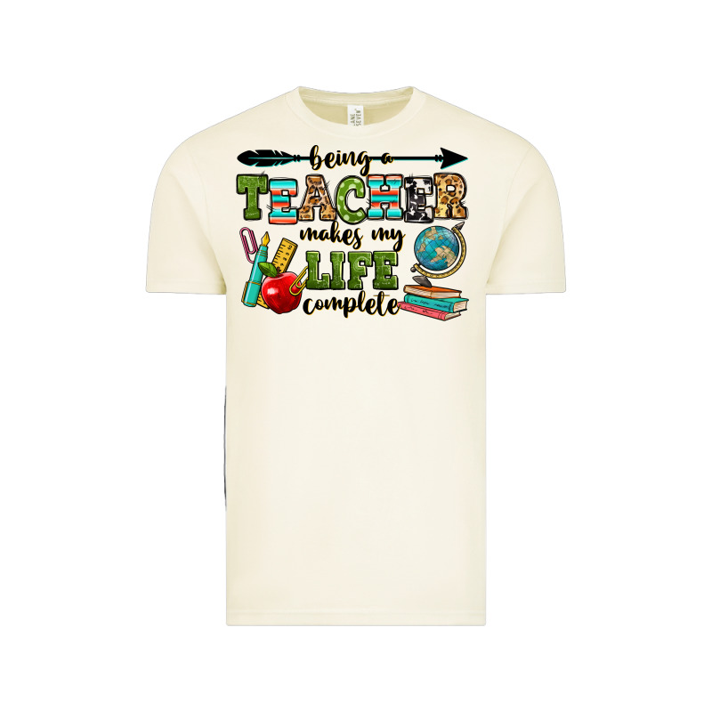 Being A Teacher Makes My Life Complete Vintage Tee by RanaPortraitStore | Teevron