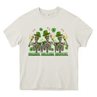 Cream st. patrick's day skeletons drink drank drunk Heavy Core Tee - Artiststas