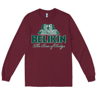 Burgundy Belikin Beer Long Sleeve Tee - trangStudio