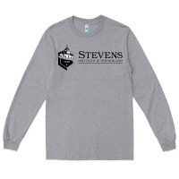 Heather Grey stevens institute of technology Long Sleeve Tee - SnappyArt