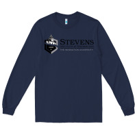 Navy stevens institute of technology Long Sleeve Tee - SnappyArt