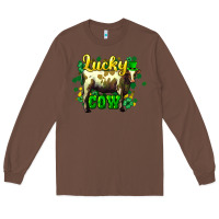 Chestnut St. Patrick's Day Cow Long Sleeve Tee - HowdyJamesFarm