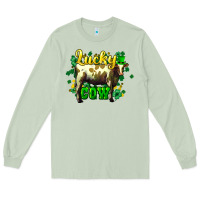 Matcha St. Patrick's Day Cow Long Sleeve Tee - HowdyJamesFarm