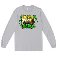 Moon Dust St. Patrick's Day Cow Long Sleeve Tee - HowdyJamesFarm