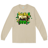 Mushroom St. Patrick's Day Cow Long Sleeve Tee - HowdyJamesFarm