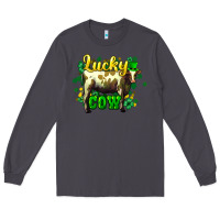 Smoke St. Patrick's Day Cow Long Sleeve Tee - HowdyJamesFarm