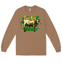 Toasted Coconut St. Patrick's Day Cow Long Sleeve Tee - HowdyJamesFarm