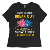 Black My Brain is 95% Show Tunes. Funny Theatre Gift. Ladies Tee - Bettercallsaul