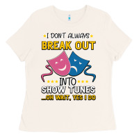 Bone My Brain is 95% Show Tunes. Funny Theatre Gift. Ladies Tee - Bettercallsaul