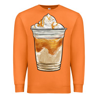 Carrot iced caramel frappuccino coffee Premium Sweatshirt - BarkalooDesign