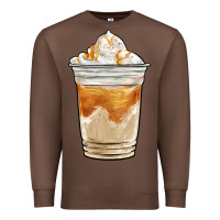 Chestnut iced caramel frappuccino coffee Premium Sweatshirt - BarkalooDesign