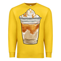 Lemon iced caramel frappuccino coffee Premium Sweatshirt - BarkalooDesign