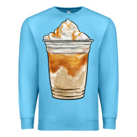 Iced Caramel Frappuccino Coffee Premium Sweatshirt | Teevron