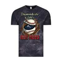 Cloud Black Diamonds are a girl's best friend Baseball Vintage Tee - HowdyJamesFarm