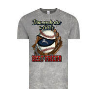 Cloud Rock Diamonds are a girl's best friend Baseball Vintage Tee - HowdyJamesFarm