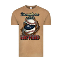 Vintage Camel Diamonds are a girl's best friend Baseball Vintage Tee - HowdyJamesFarm