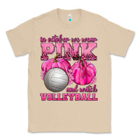 Mushroom In October We Wear Pink and Watch Volleyball Classic Tee - texasbilliewilder