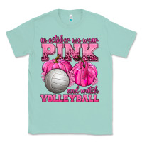Seafoam In October We Wear Pink and Watch Volleyball Classic Tee - texasbilliewilder