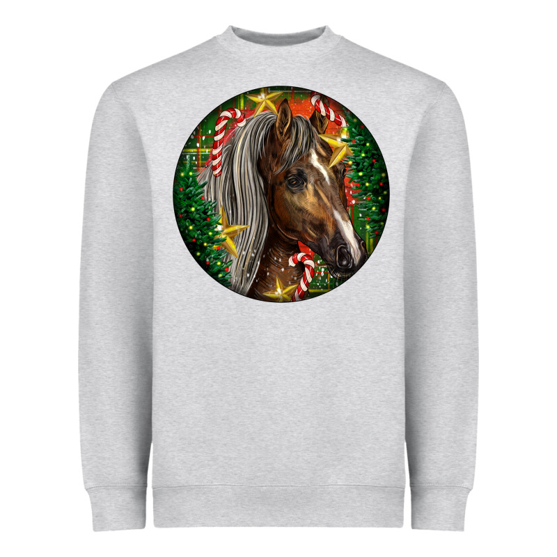 Tennessee Horse Christmas Heavyweight Sweatshirt by LillyAllenDesigns | Teevron