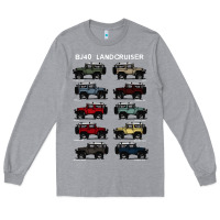 Heather Grey BJ4 FJ40 Landcruiser all colors T-Shirt Birthday Gift Long Sleeve Tee - trangStudio